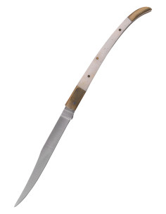 Arabisch mes met benen heft met schede (23 cm.)