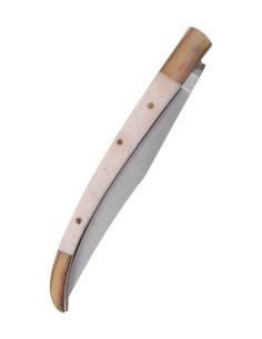 Arabisches Messer mit Knochengriff und Scheide (23 cm). 2