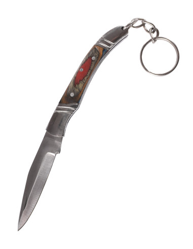 Arabisk kniv nøglering i rustfrit stål. (13,5 cm.)