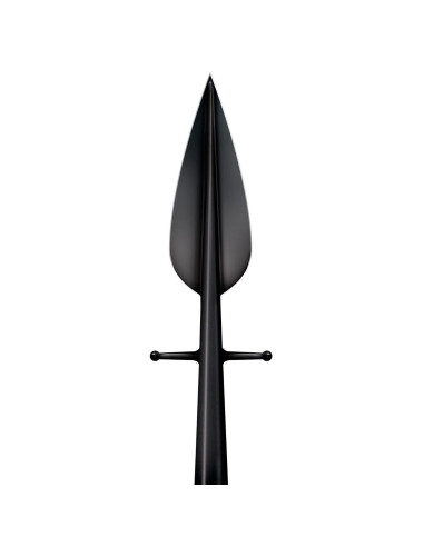 Punta de lanza germánica negra (46 cm.)