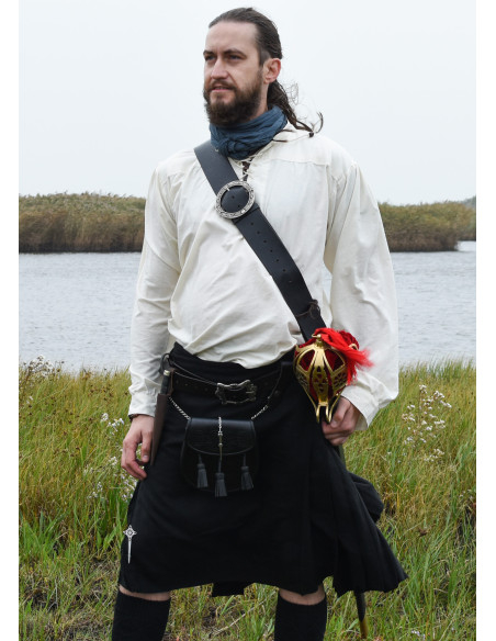 Kilt 8 yard Black Watch sort farve Kilt 8 yard Black Watch sort farve