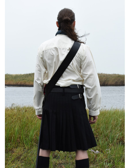 Kilt 8 yard Black Watch sort farve Kilt 8 yard Black Watch sort farve