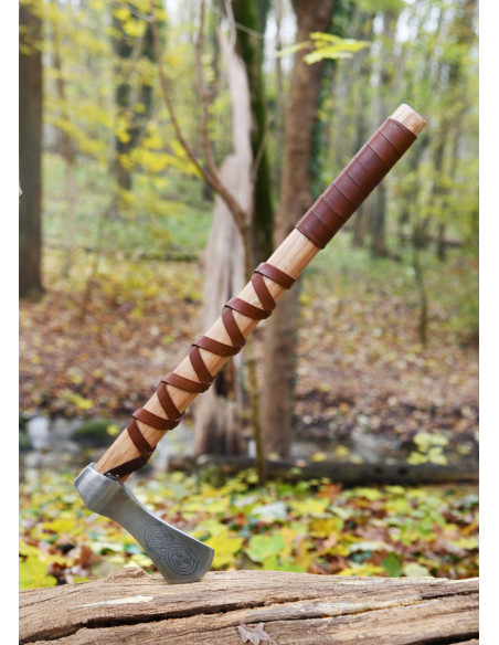 Hacha vikinga decorativa acero...
