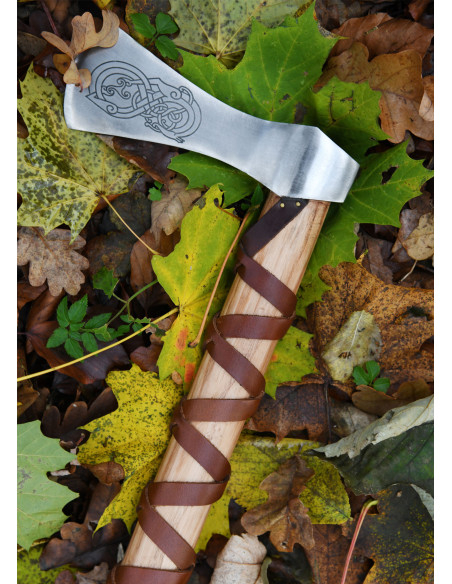 Dekorative Wikingeraxt aus Stahlguss...