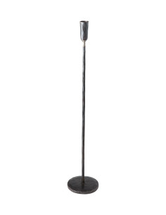 Portavelas medieval de pie en hierro forjado (60 cm.)