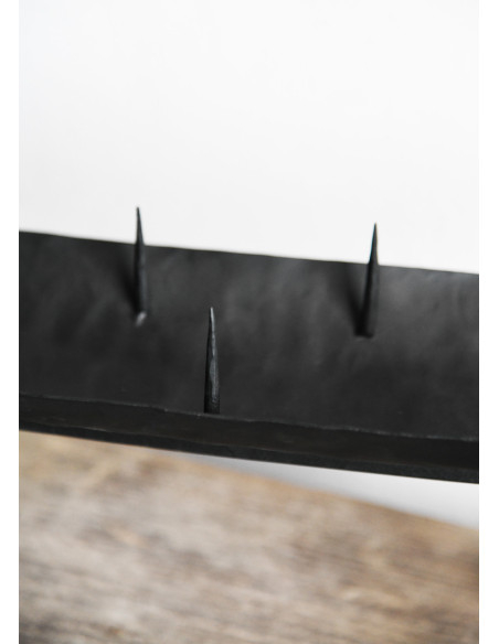 Portavelas de barco vikingo grande,...