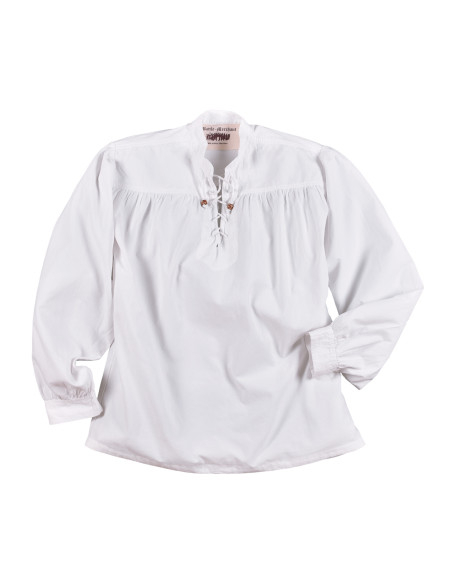 Camisa pirata blanca modelo Ludwig