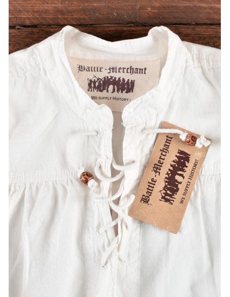 Camisa pirata blanca modelo Ludwig