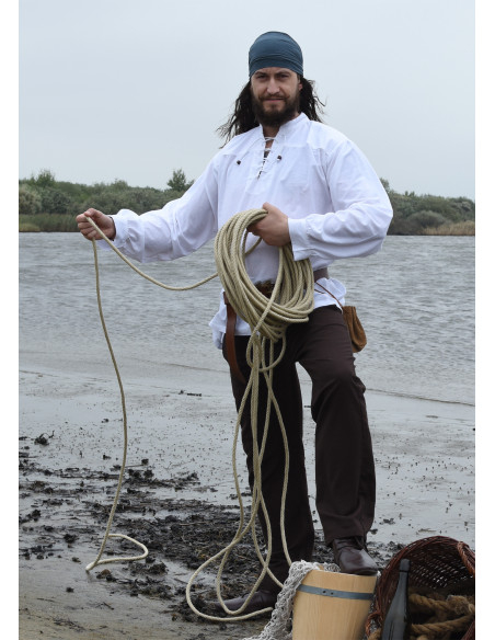 Witte piratenhemel model Ludwig