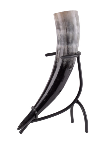 Soporte grande de metal para cuernos