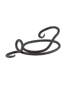 Kleine handgesmede metalen hoornstandaard