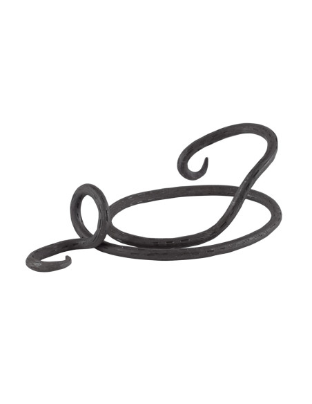 Grote handgesmede metalen hoornstandaard