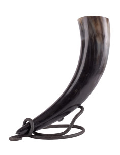 Soporte grande de metal forjado a mano para cuernos 2