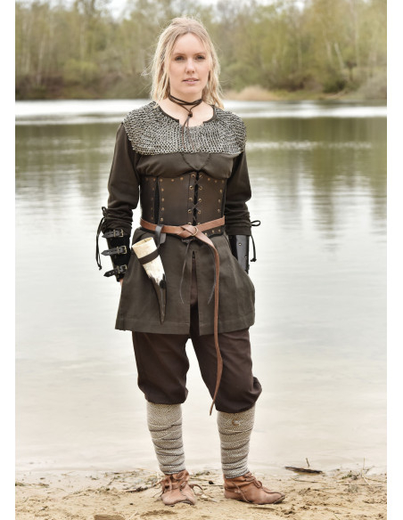 Pantalones medievales Hagen, marrón