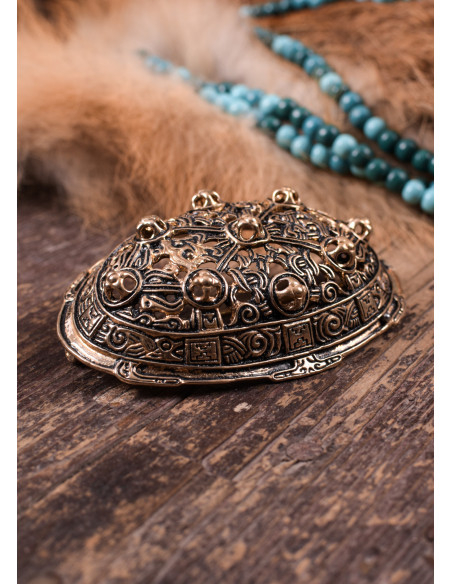 Broche vikingo forma oval fantasía...