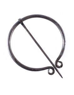 Fíbula medieval forjada a mano modelo trenzado