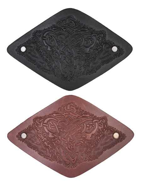 Keltisk hårspænde med metal clips...