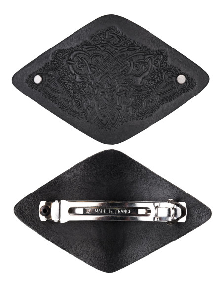 Keltisk hårspænde med metal clips...