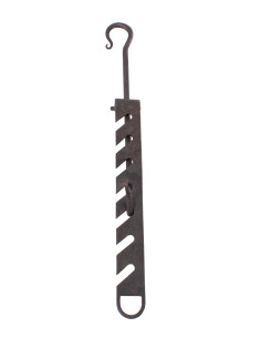 Verstellbarer Haken für mittelalterliche Küche (51-80 cm).