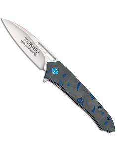 TOKISU mærke taktisk kniv, blå FC (20,10 cm.)