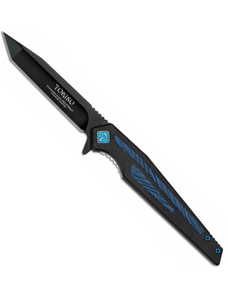 Taktisches Messer der Marke TOKISU G10 Damaskus (8,60 cm)