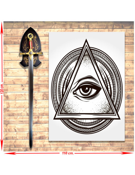 Pack banner + Sword Masonic Orders