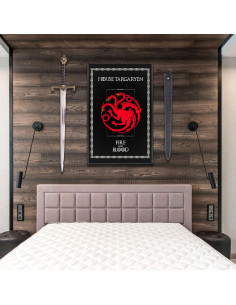 Pack Banner + Schwert von Viserys Targaryen, Game of Thrones 2
