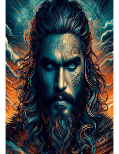 Khal Drogo-banner uit Game of Thrones (70x100 cm.) 2