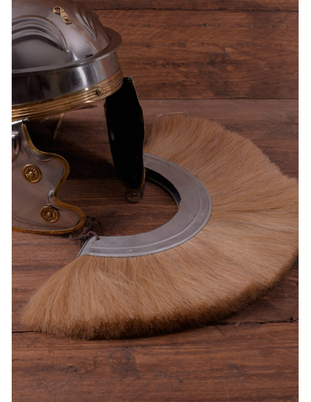 Metallbusch für römischen Helm mit...