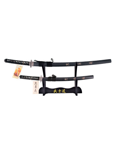 Sidste Samurai Courage Pack Katana, Wakizashi og support