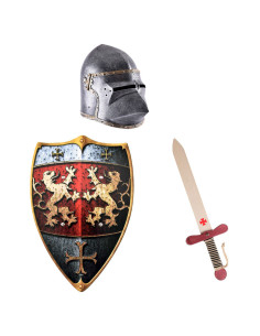 Löwenfels-Ritter-Jungenpaket: Schwert, Schild und Helm