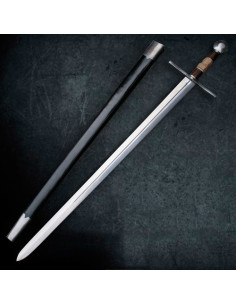 Espada de guerra Medieval Europea con vaina (113 cm.) 2