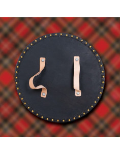 Schots doelschild met Keltisch kruis, 13e-14e eeuw (51 cm.) 2