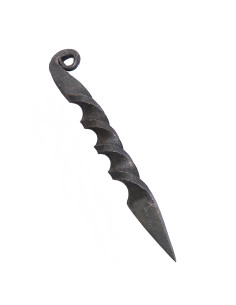 Middelalderlig spiraldolk med skede (16 cm.) 2