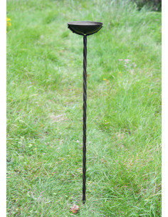 Lámpara de aceite Osbert en forja roscada (95 cm.) 2