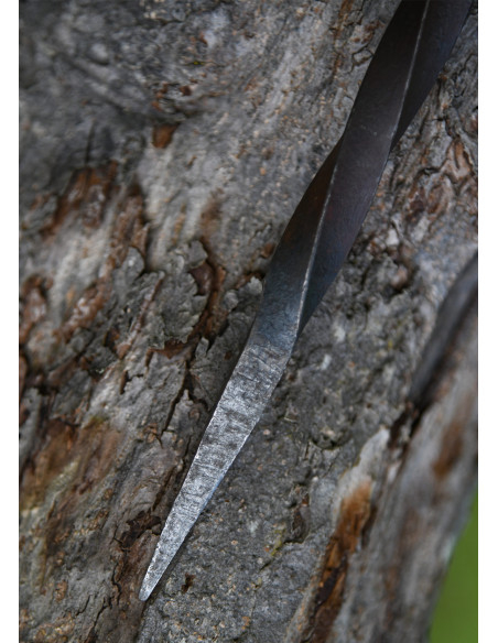 Osbert olielamp in smeedijzer met...