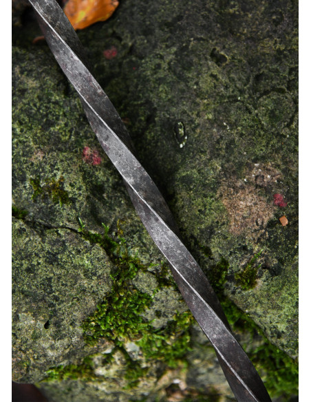 Osbert olielamp in smeedijzer met...