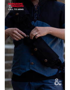 Bandolera Rogue en negro de Dungeons y Dragons 2