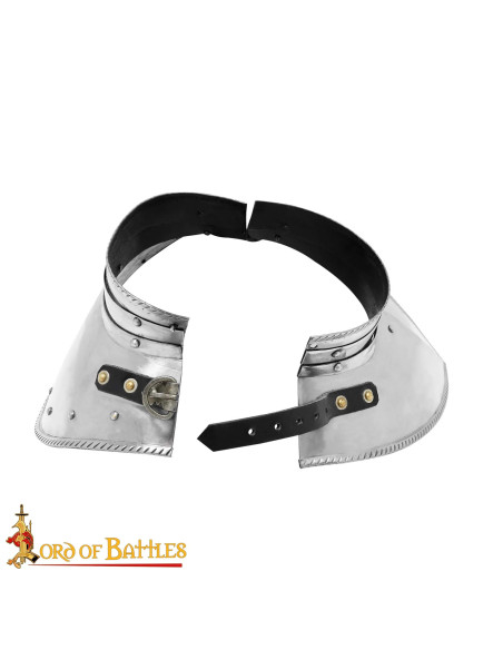 Middeleeuwse gorget Late Age, zacht...