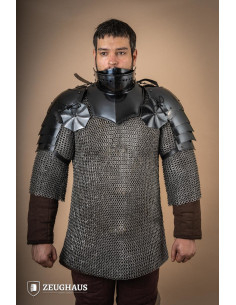 Schoudervullingen en Gorget-pantserpakket (zwarte afwerking)
