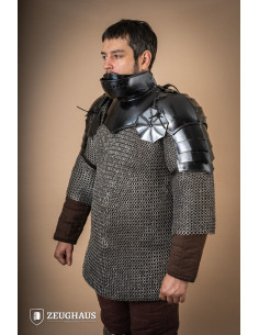 Schoudervullingen en Gorget-pantserpakket (zwarte afwerking) 2