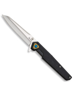 Albainox G10 schwarzes Feldmesser (9,5 cm)