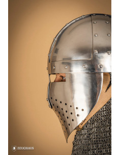 Spangenhelm hjelm med visir (2 mm.) 2