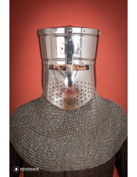 Kreuzritterhelm für junges Alter,...