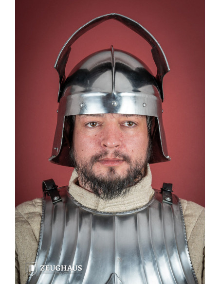 Sallet Infanteriehelm, gepolijste...