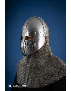 Normannenhelm Typ Spangenhelm, polierte Oberfläche (1,6 mm) 2