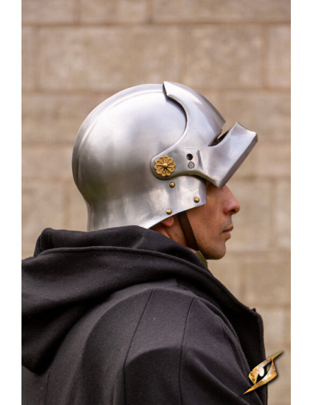 Sallet middelalderlig lejehjelm...