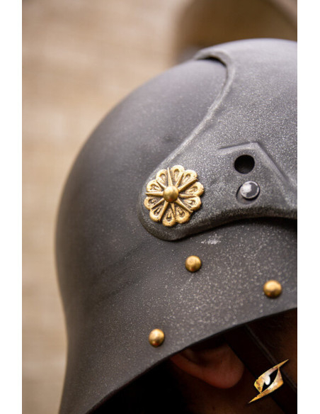 Sallet middeleeuwse huurlingenhelm...