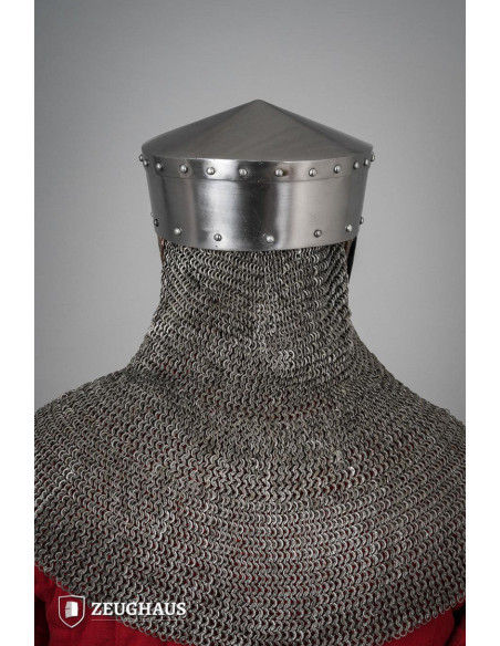 Kalota type crusader hjelm, poleret...