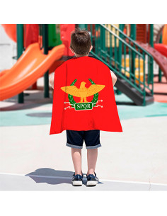 Omkeerbare Romeinse cape voor kinderen (63x78 cm.)